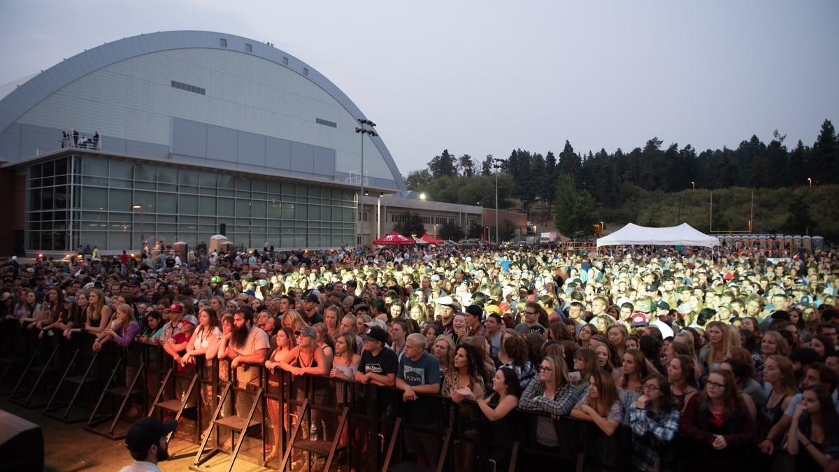 Rodney Atkins concert on the East Practice Field (formerly the SprinTurf)